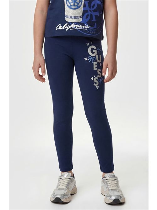 Leggings con logo stampato GUESS | K6RB04J1314/G7HR
